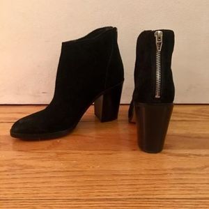 Black Suede Booties